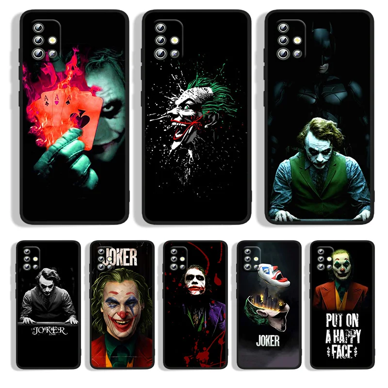 

Hot Art Joker Movie Phone Case For Samsung A22S A22 A21S A14 A13 A12 A11 A04S E A03S A02S A01 Core Black Soft Cover