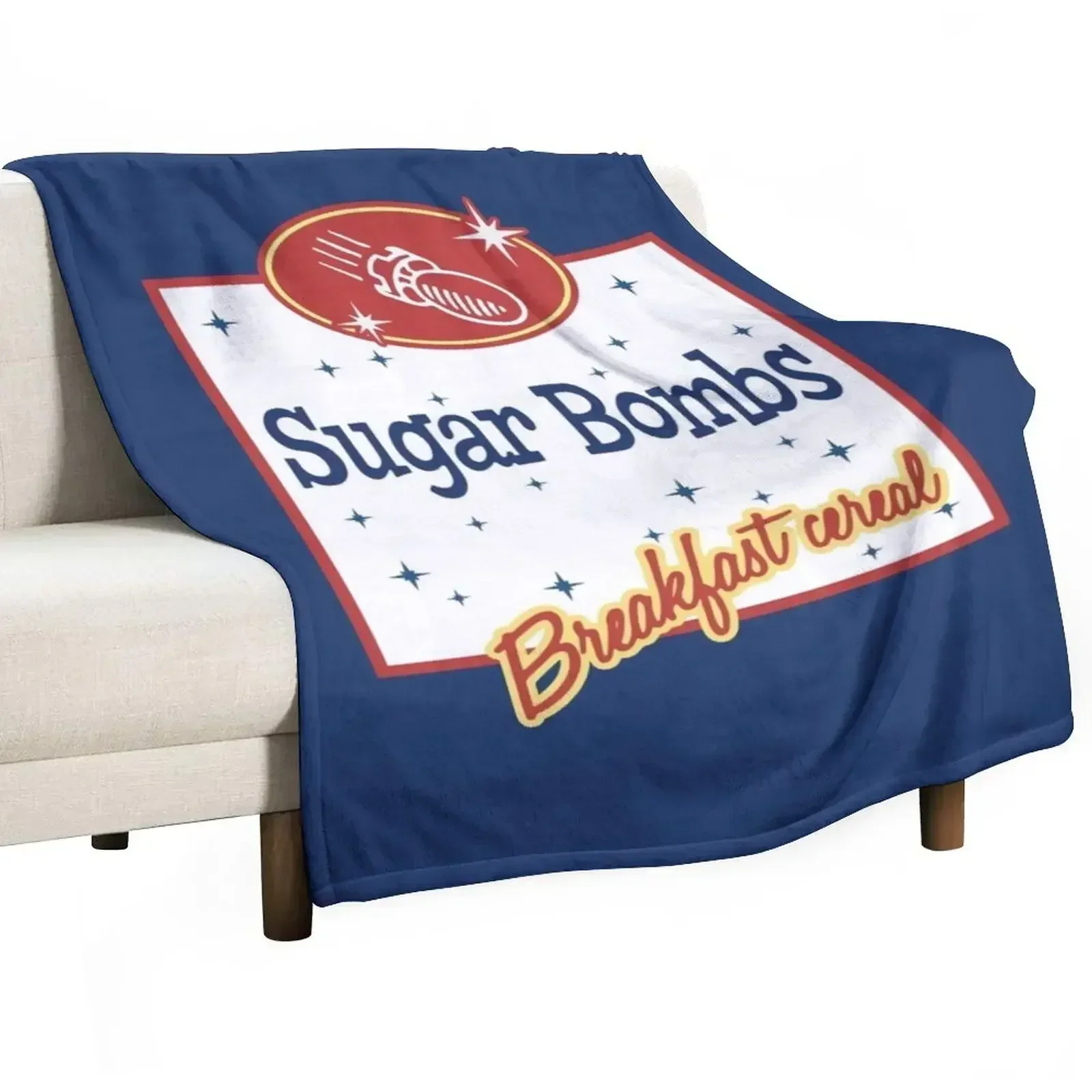 Декоративное одеяло с логотипом Sugar Bombs (полное) тяжелое постельное белье для сна