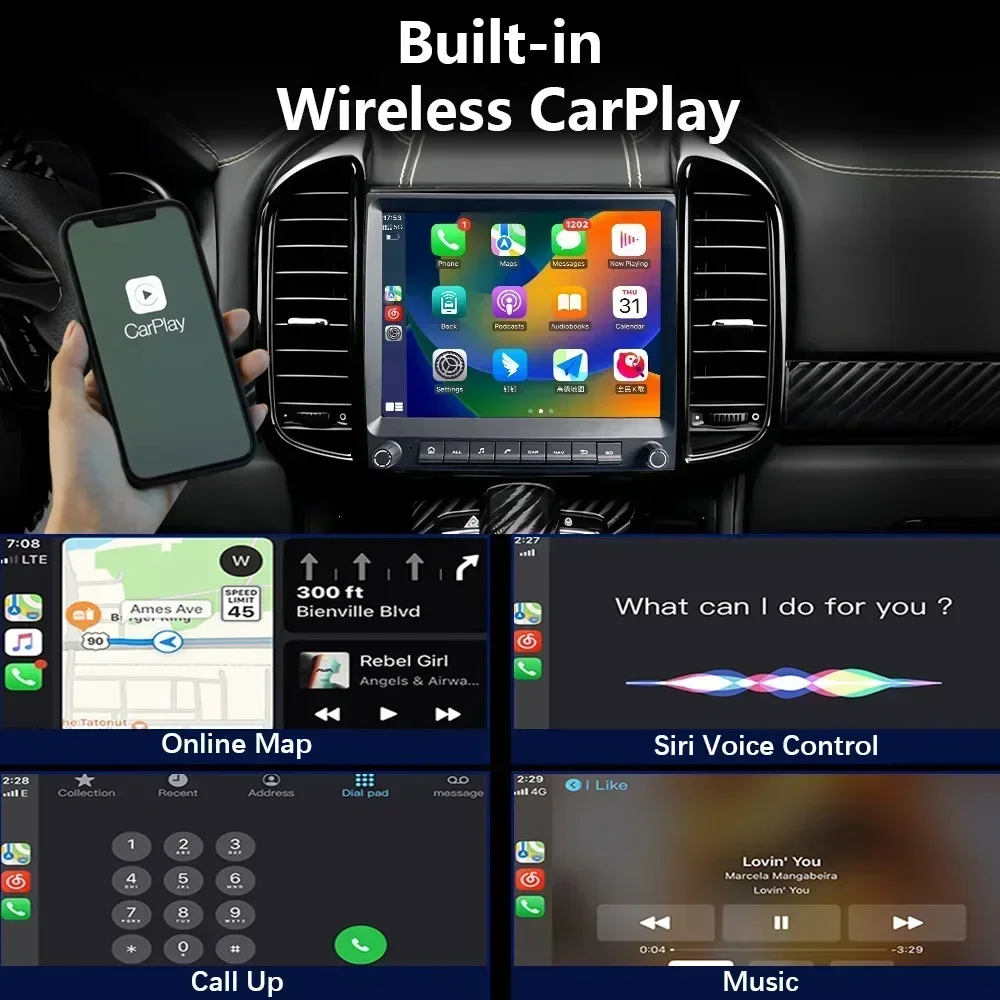 Автомобильный радиоприемник CHSTEK Android 13 Carplay для Porsche Cayenne II 2011-2017 мультимедийная