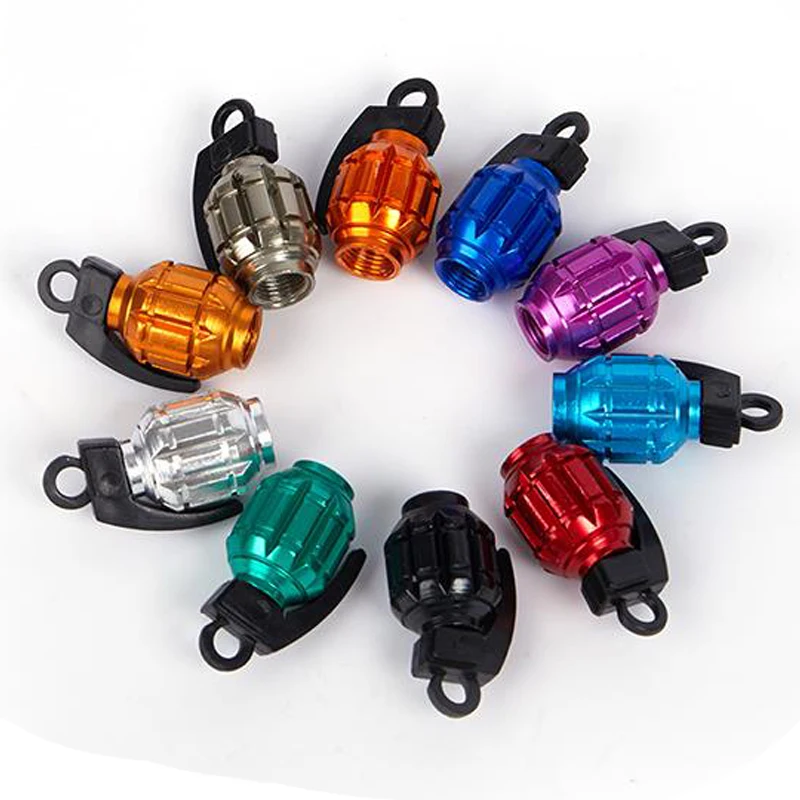 

Grenad Tire Valve Caps for Car Motorcycle Bike Aluminum Valve Stem Caps Aluminum