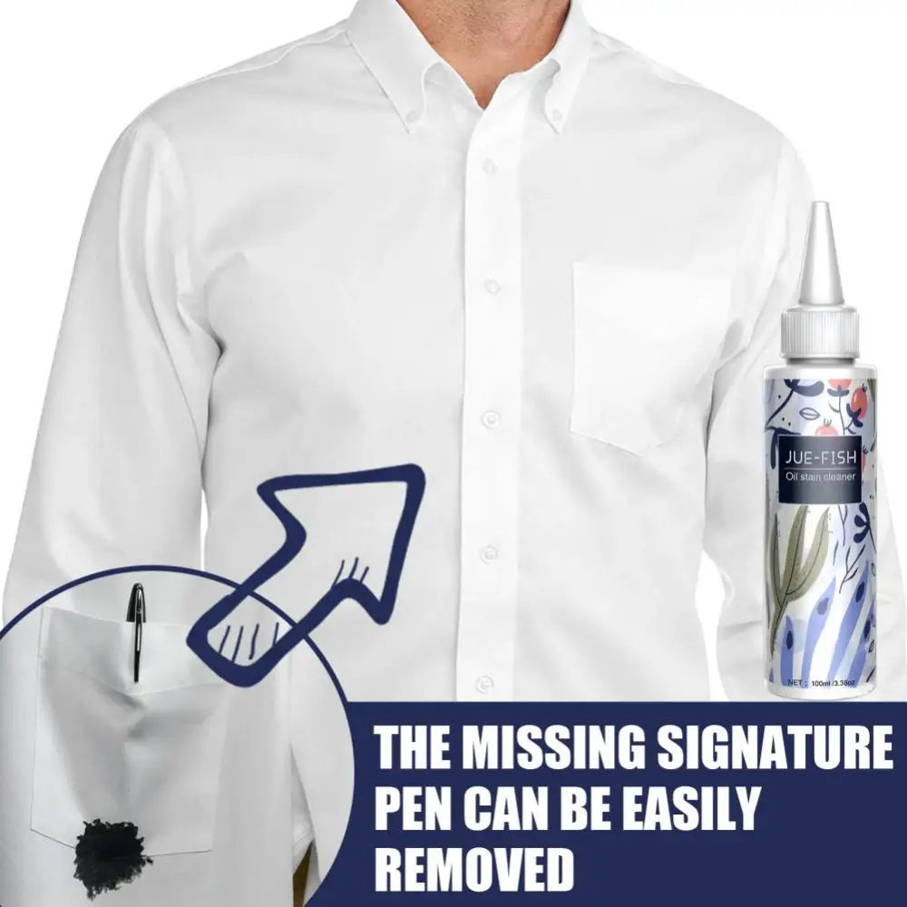 

2023 Portable Clothes Cleaner Ball Stain Removal For White T-shirt Shoes Multi-purpose Pen Stain Remover Wholesale Hot 100ml New