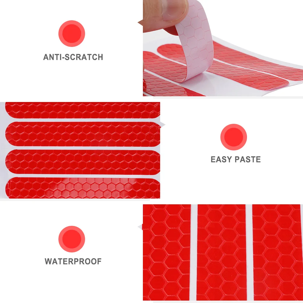 

5pcs Reflective Stickers For Ninebot ES1 E ES3 ES4 E22 E25 Electric Scooter PVC Reflective Stickers Red Yellow Blue Green