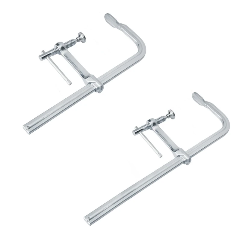 

For Welding Woodworking Metal Working DIY Steel Bar Clamp Clip Woodwork Bar Clamp Adjustable Rotating Pad Sturdy Dropship