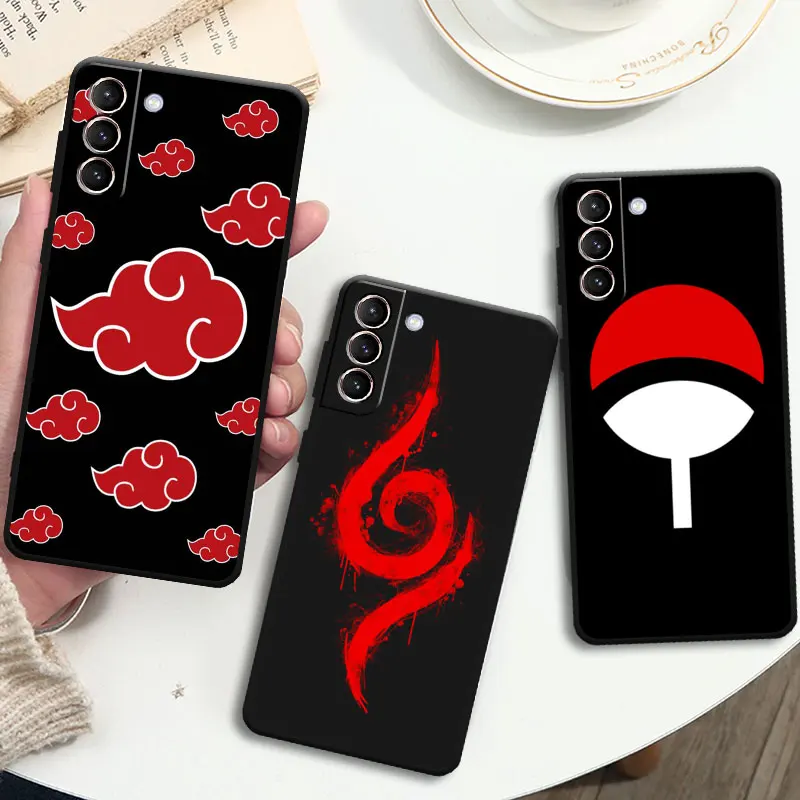 

Naruto Logo Cool Case For Samsung Galaxy S22 S20 S21 S23 FE S10 Plus S23Plus S21FE Modelo Black Capa Phone Fundas