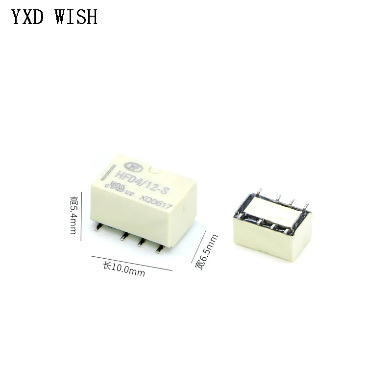5 шт. реле SMD HFD4/3/5/4 5/12/24-S 2A 8PIN DC 3 В 9 12 24 DIY сигнальные коммуникационные HFD4-5V-S HFD4-12V-S