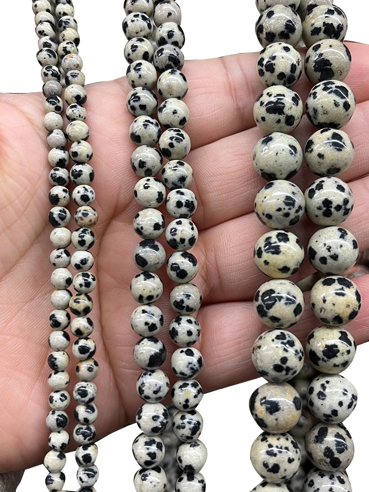 

Бусины из натурального камня Jades, круглые бусины в точку россыпью для изготовления ювелирных изделий, браслетов, ожерелий «сделай сам», нитк...