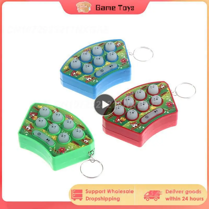 

Decompression Hand-held Gaming Machine Hamster Cute Cartoon Puzzle Memory Training Toys Helping Recognition Match Color For Kids