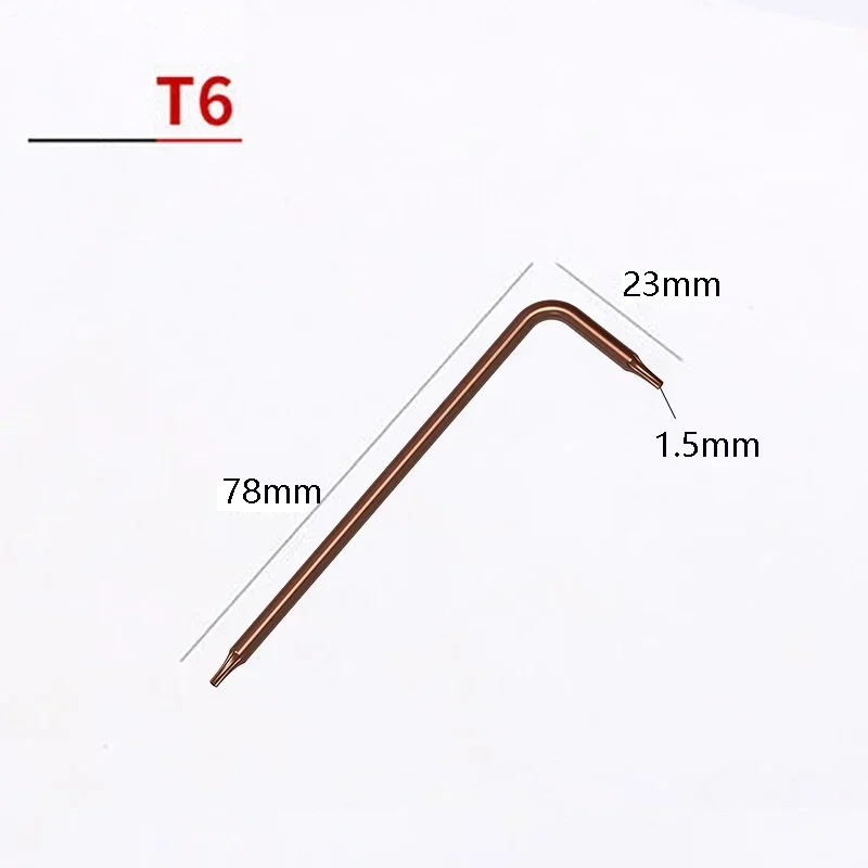 Двойная викрутка Torx типа L с защитой от несанкционированного доступа, звездообразный ключ Torx, гаечный ключ, длинная бита T6 T7 T8 T9 T10 T15 T20 T25 T27