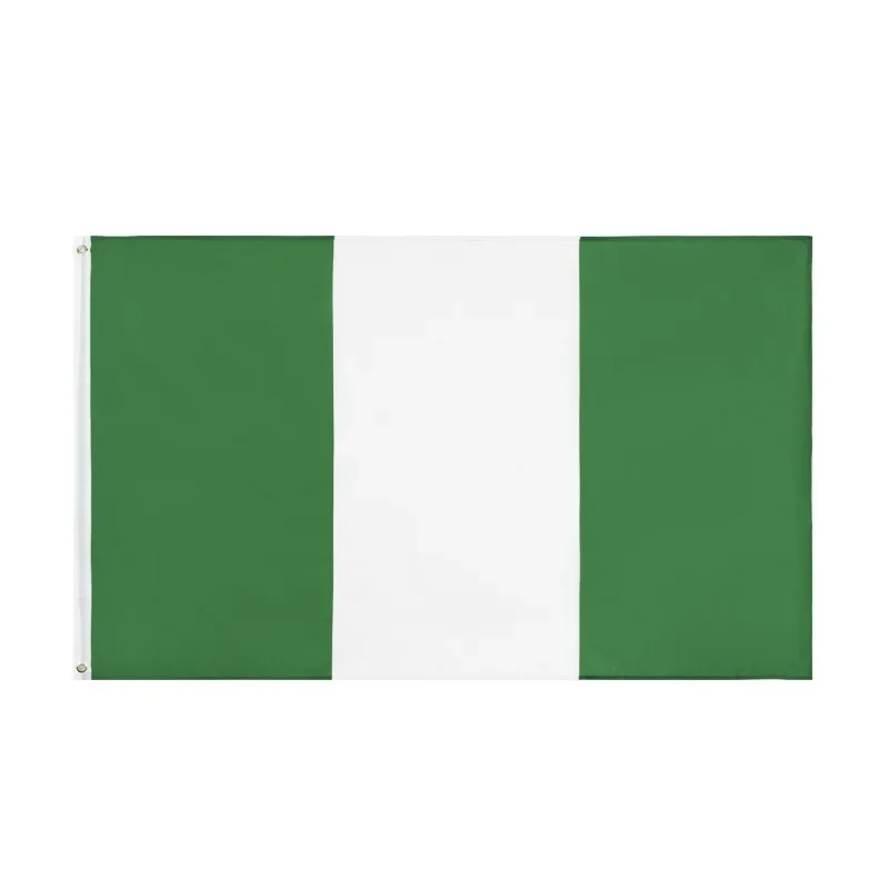 90x150 см зеленый белый NGA NG Нигерия флаг для украшения