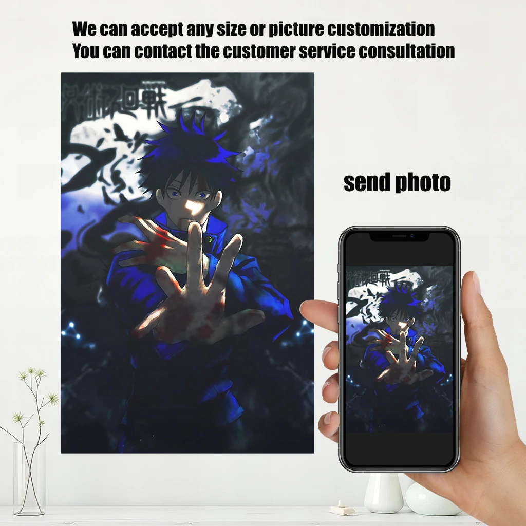 Самоклеящаяся Настенная Наклейка-фююютсу куису Megumi украшение для компьютерной