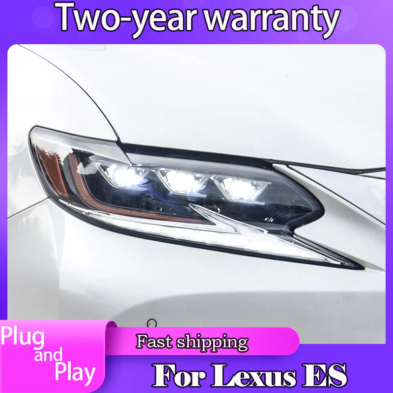 

Car Styling Headlights For Lexus ES Es200 ES250 ES260 ES300h 2013-2017 Head lamps LED Headlight LED Dual Projector FACELIFT