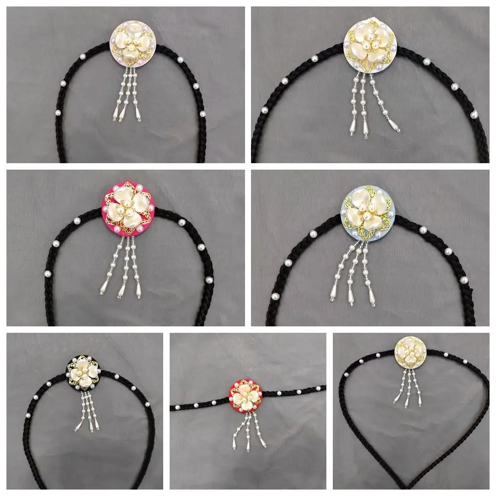 Цветок ханбок парик головной убор кисточка традиционный корейский этнический