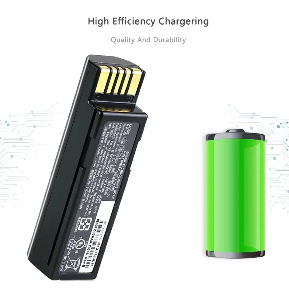 Аккумулятор 82-166537-01 3150 мАч для пистолета сканирования QR-кода ZEBRA LI3678 DS3678