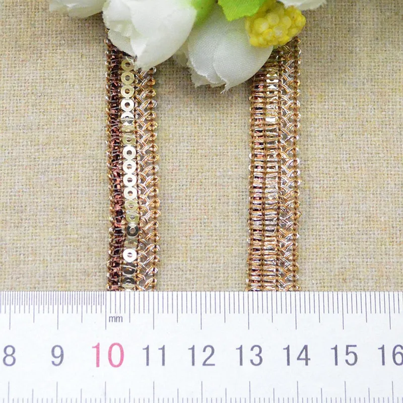 1 м последняя Высококачественная Белая Кружевная Ткань 5 см лента Черная