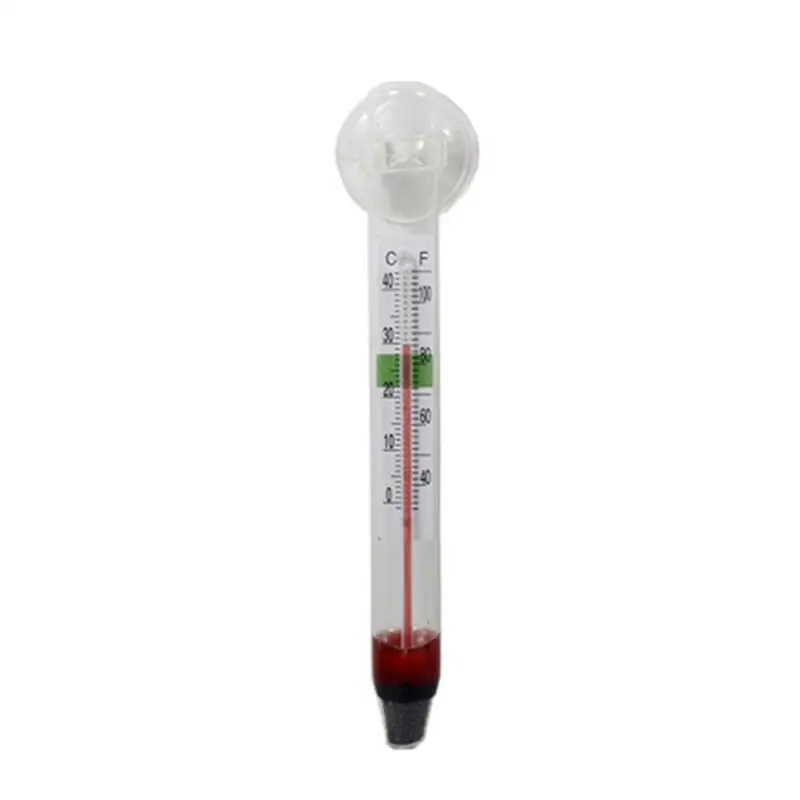 

New Fish Tank Aquarium Reptile Container Thermometer 0 To 40 Degrees Celsius Measurement Meter Tester Cleartoread Scale