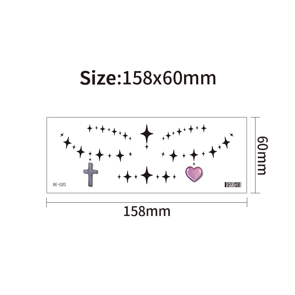 VeeCharm-наклейки для макияжа на Хэллоуин-тематические украшения косплей нашивки