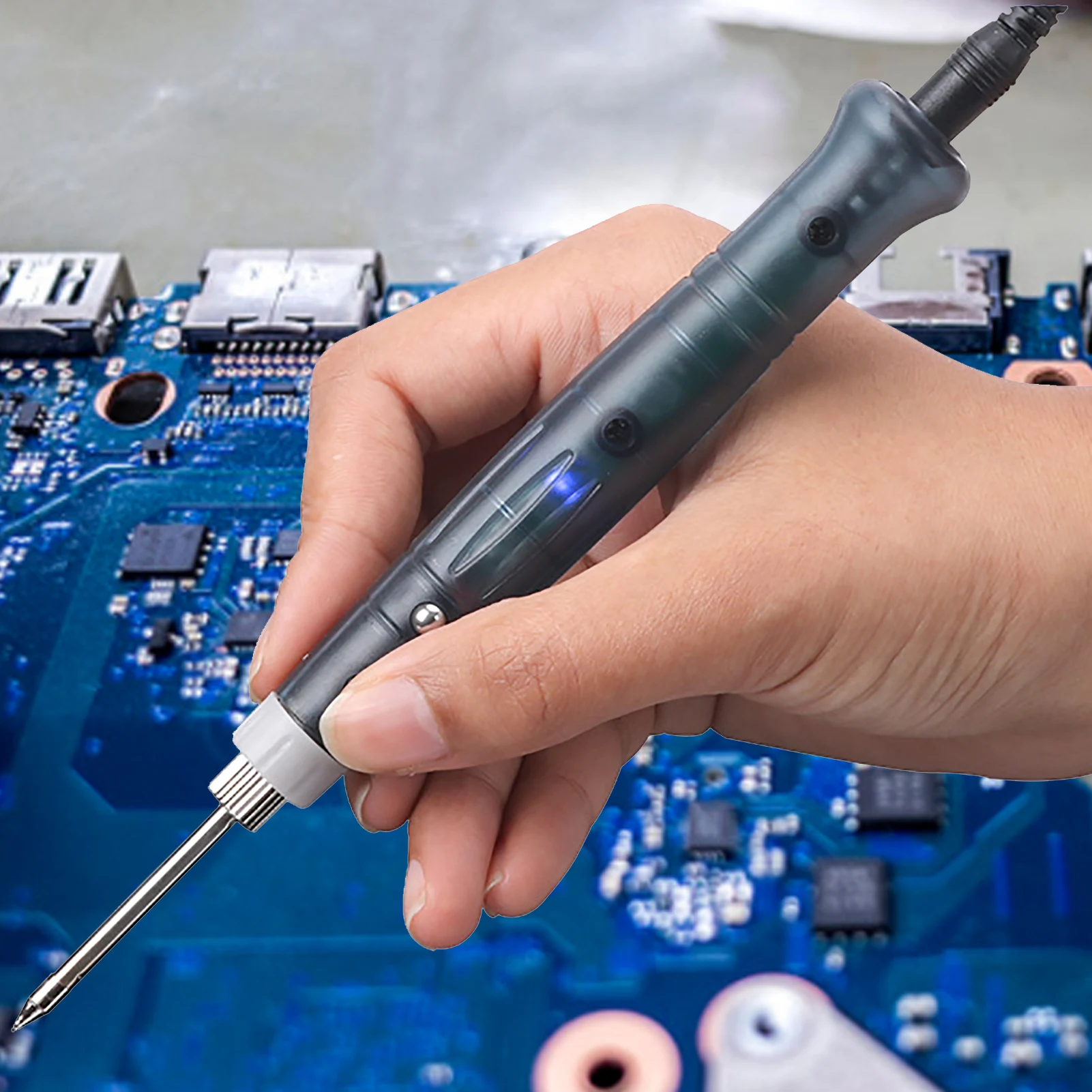 

Паяльная ручка, набор электрического паяльника, портативный мини-USB паяльник, инструмент, Быстрое нагревание, паяльная ручка для начинающих...