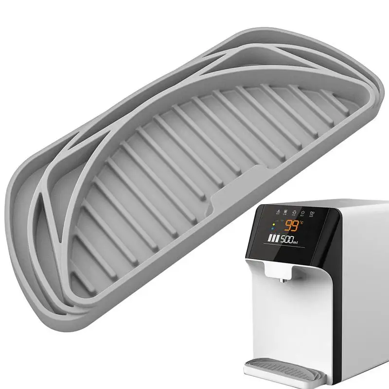Drip Catcher Tray Refrigerator Silicone Drip Catcher For Water Dispenser Soft Tray Protects Ice And Water Dispenser Pan From