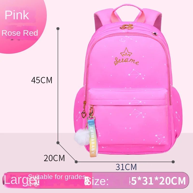 Primary schoolbag girl waterproof Children bookBag for women backpack princess student Bagpack kid 3-6 year Gradient Color sac