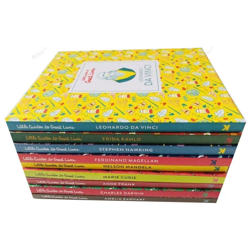 

9 иллюстраций книг знаменитостей, биографии, маленькие гиды для Великой жизни