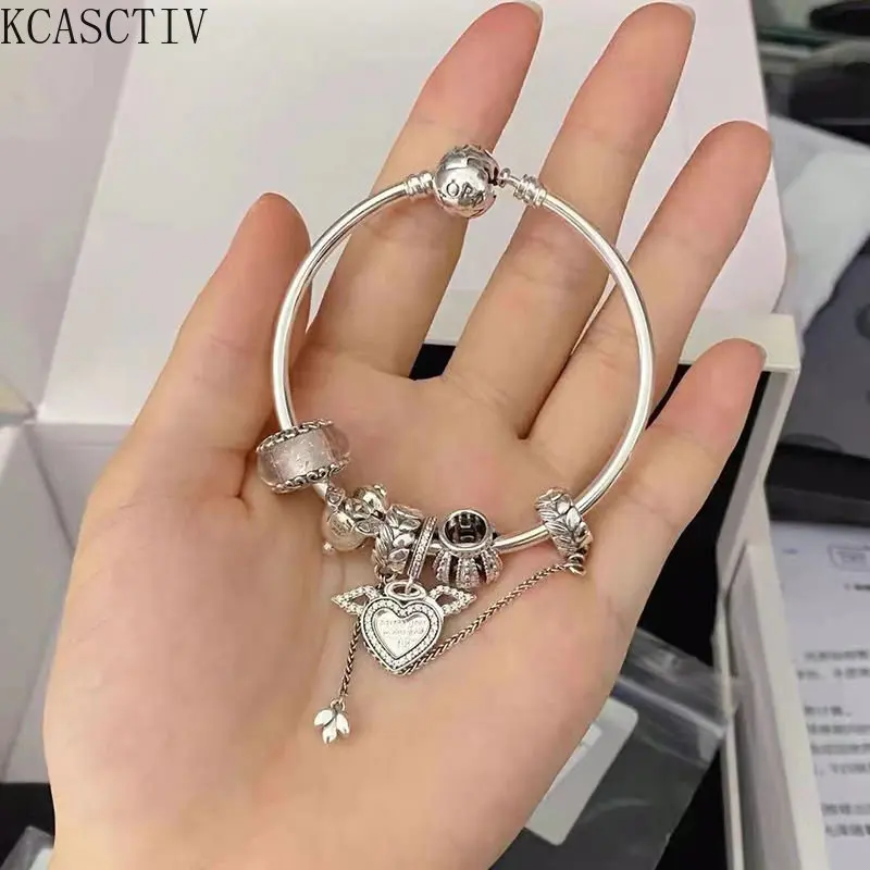 

Pulseras Fashion All-matchLuxury Bracelet Women Cute Pet Angel Bracelet Set Girl Birthday Simple Gift