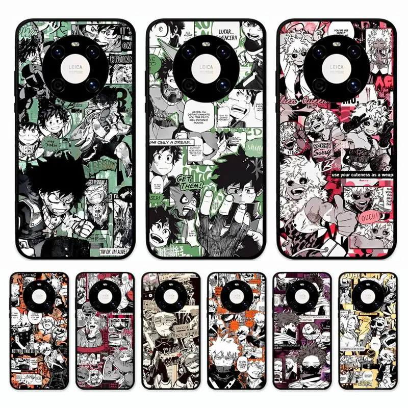

Anime My Hero Academia Phone Case For Huawei Mate 10 20 30 40 50 lite pro Nova 3 3i 5 6 SE 7 pro 7SE
