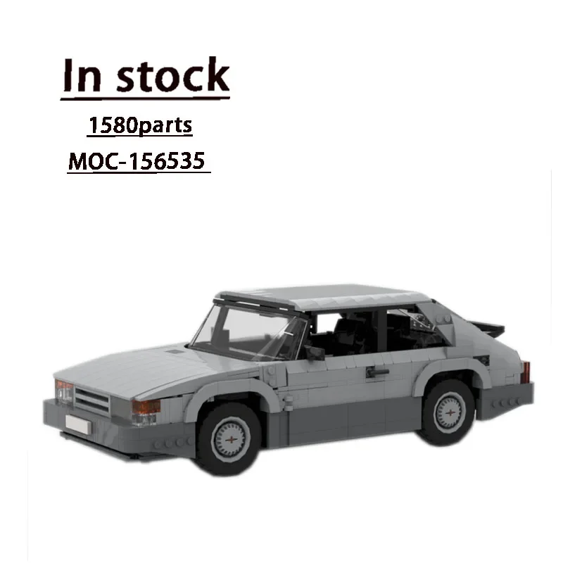 MOC-156535 Classic Supercar 900 Turbo Racing модель конструктора • 1580 деталей конструктор для
