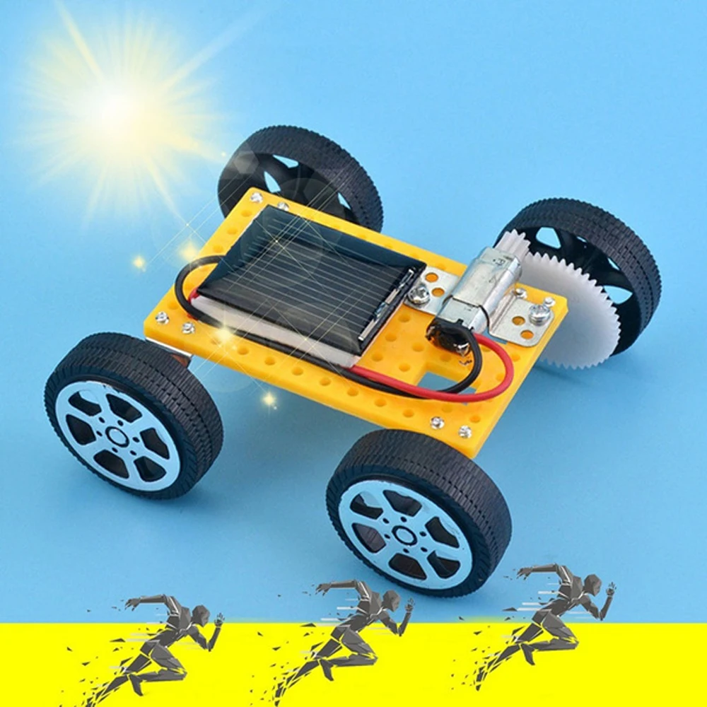 

Funny Mini Children Science Experiment Car Robot Kit Set DIY Assembled Energy Solar Powered Toy Solar Car Toys