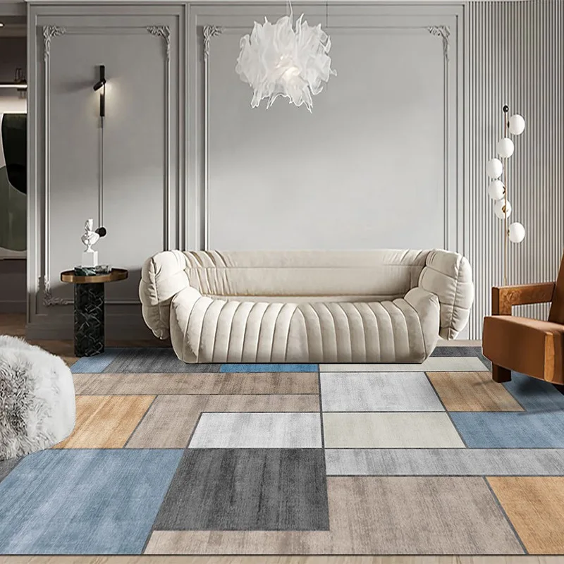 

Modern Minimalist Living Room Carpet Sofa Coffee Table Light Luxury Nordic Bedroom Home Large Area Rugs Non-Slip Floor Mat Tapis