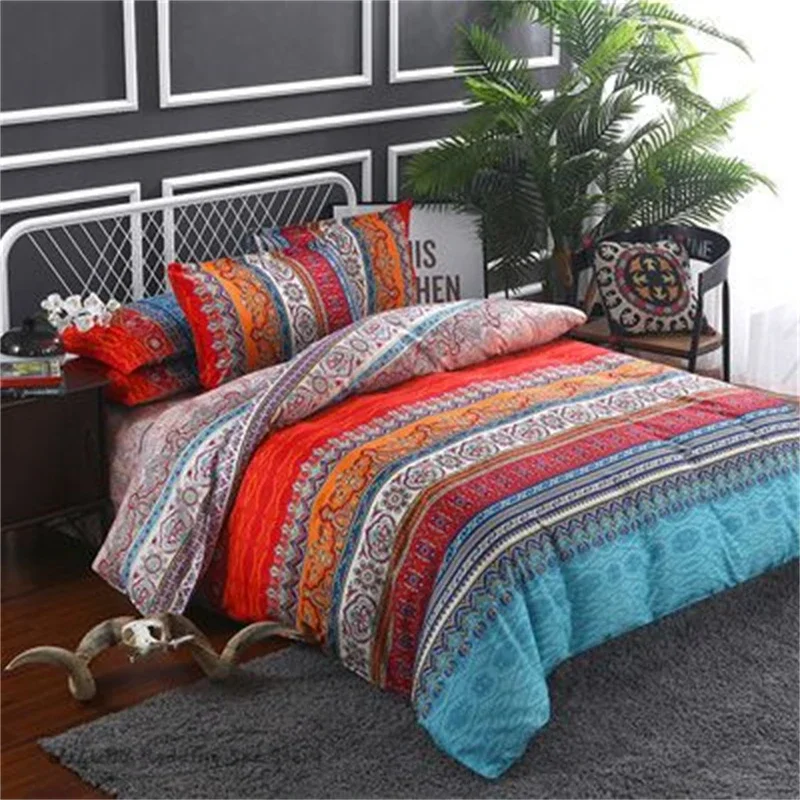 

3pc Duvet Cover Mandala Prajna Ethnic Style Bohemian 3D Quilt Children's and Adults Bedding Set Single Double Queen 220x240 Gift