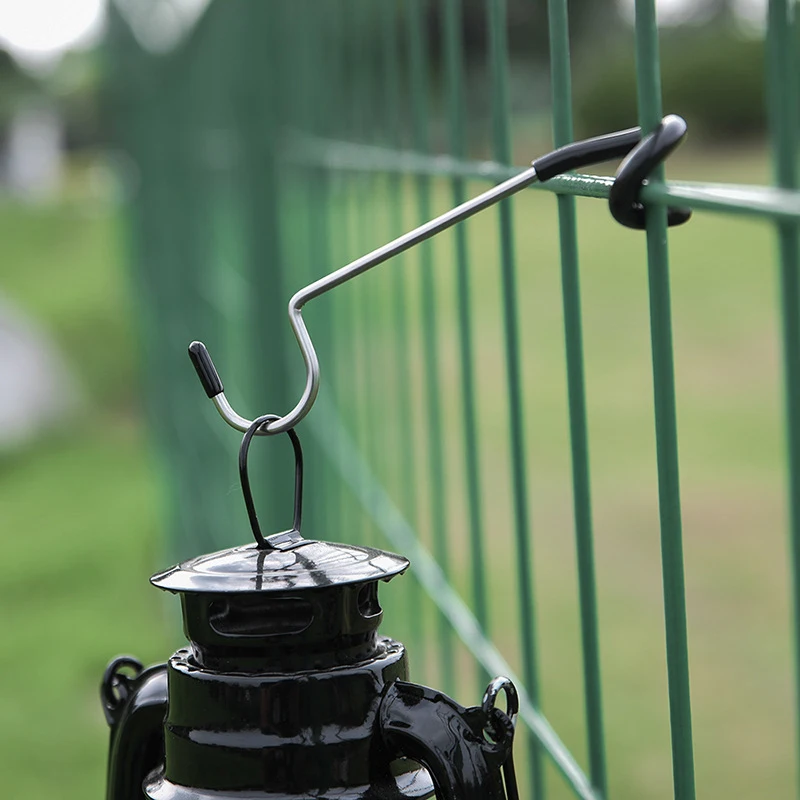 

Стойка из нержавеющей стали для палатки, многофункциональная осветительная стойка с крючком для наружного освещения, Походов, Кемпинга