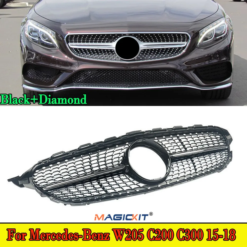

Алмазная решетка MagicKit для MERCEDES W205 C CLASS AMG C200 C220 C250 C300 2014-2018