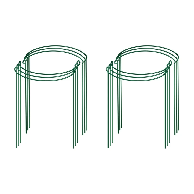 

12Pcs Plant Support Rod, Garden Metal Plant Support Frame, Plant Support Ring, Tomato Plant Support Rod