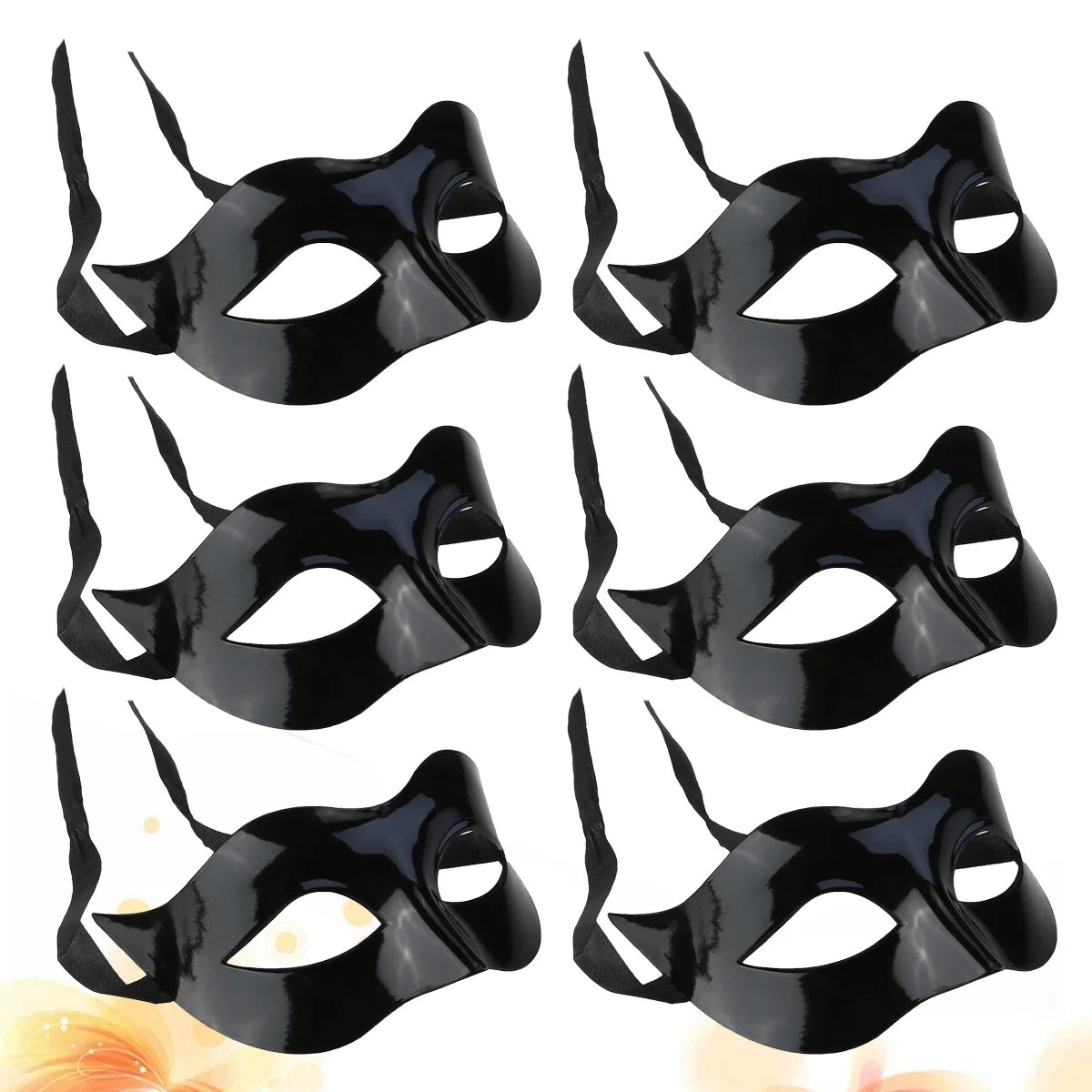 

6 Pcs Mask Men Men Party Mask Optional Plastic Mask Party Mask Masquerade Man Mask For Men
