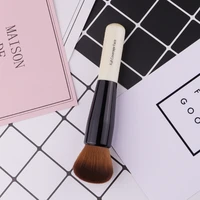 single makeup brush wood handle cosmetic soft round bristle full coverage face powder brushes blush contour brush makeup tool