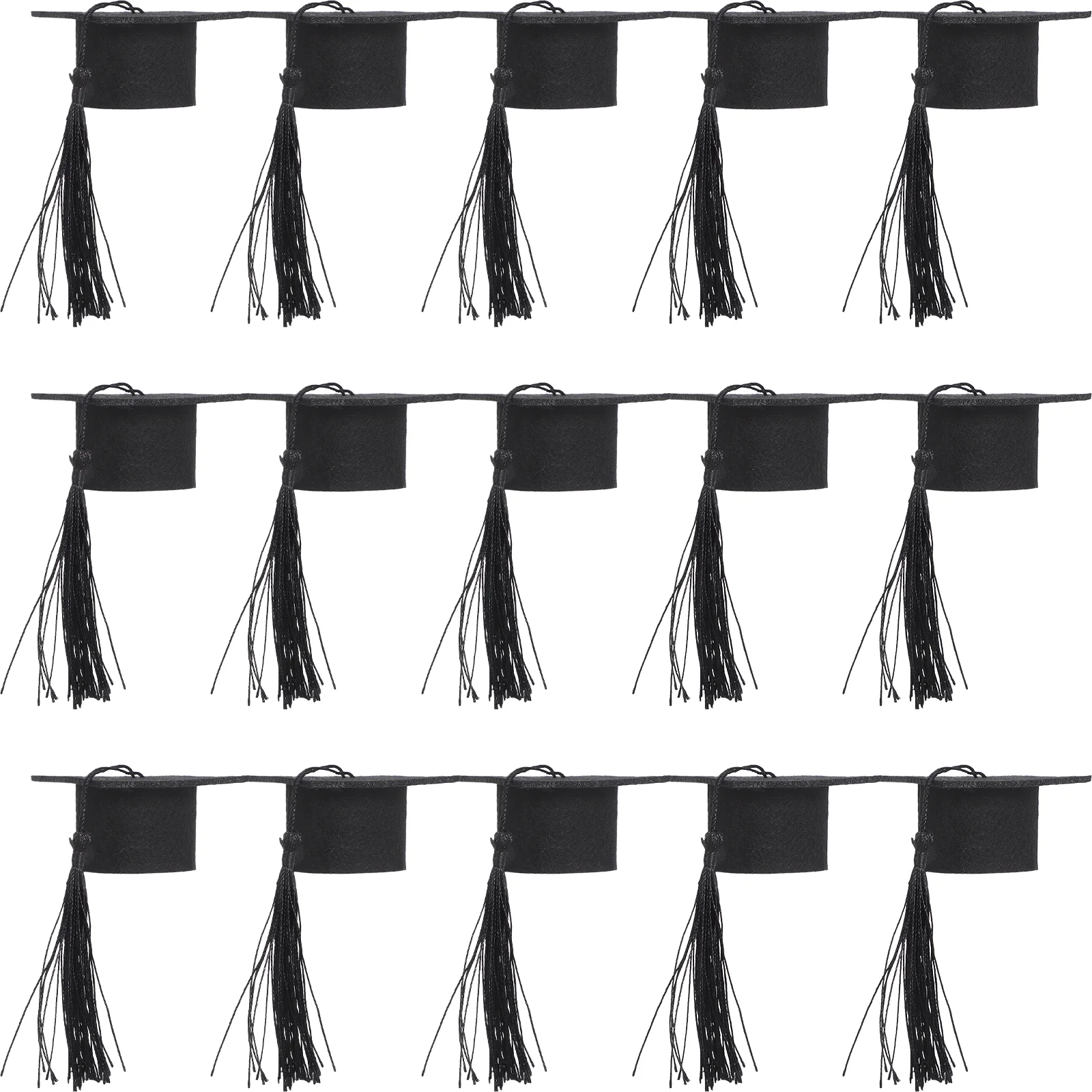 20 шт. мини-шляпа доктора топперы для бутылок с водой выпускные шапки из нетканого