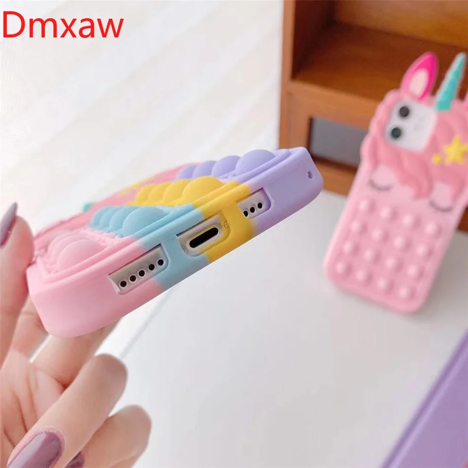 Силиконовый чехол с единорогом для Samsung Galaxy A21S A32 A71 A11 A01 S8 A10S S22 |