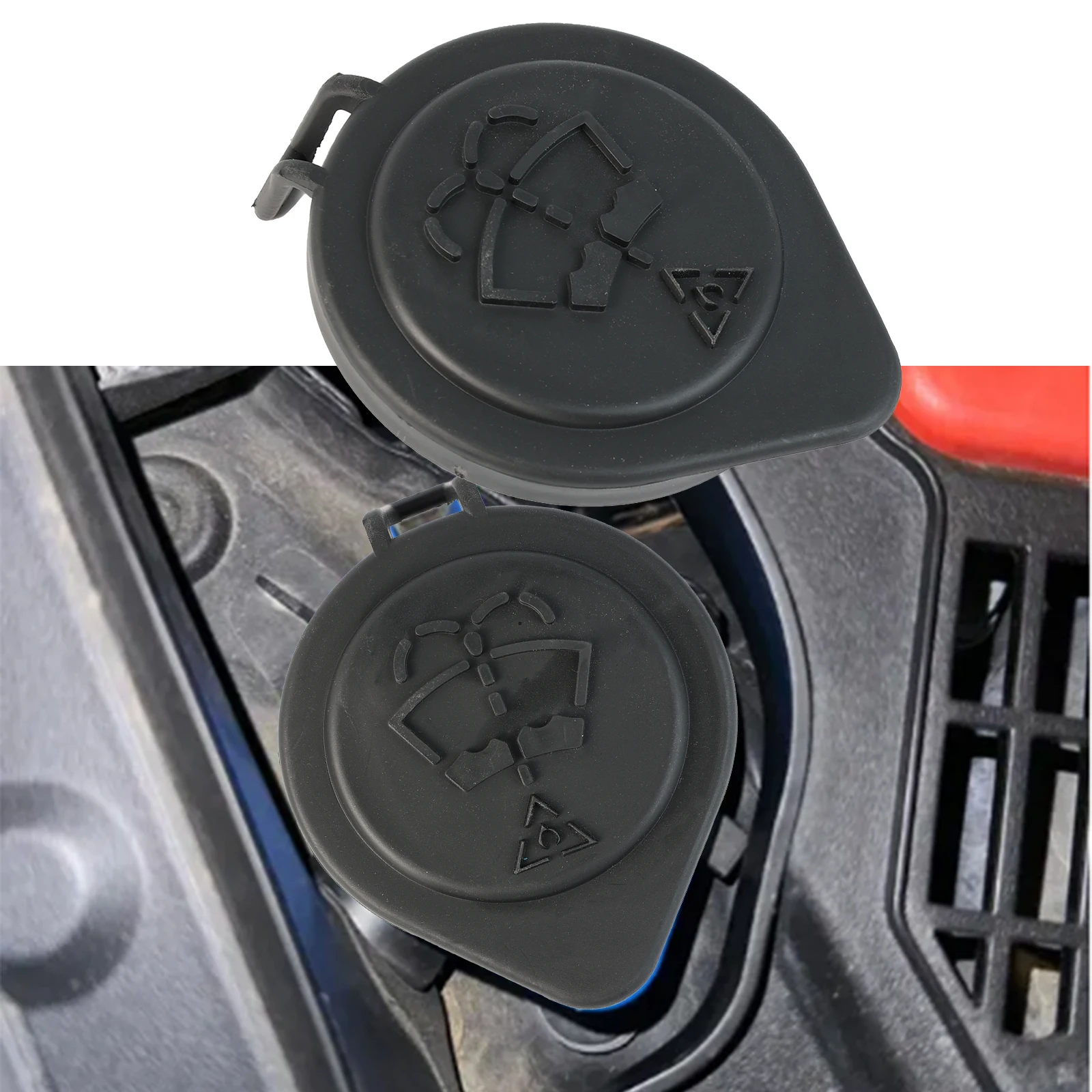 Фото Для BMW 1 2 3 4 5 6 7 8 серии X1 X2 X3 X4 X5 X6 Z3 Z4 Z8 Крышка резервуара для жидкости Крышка бачка для омывателя лобового стекла 61667264145 №2