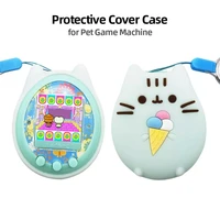for tamagotchi pix case silicone protective sleeve cute cartoon pattern protector gaming shell for tamagotchi pet game machine