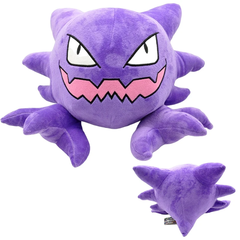 

Pokemon Anime All New 30cm Large Haunter Gengar Evolution Cartoon Cute Plush Doll Toy Home Decoration Children's Birthday Gift
