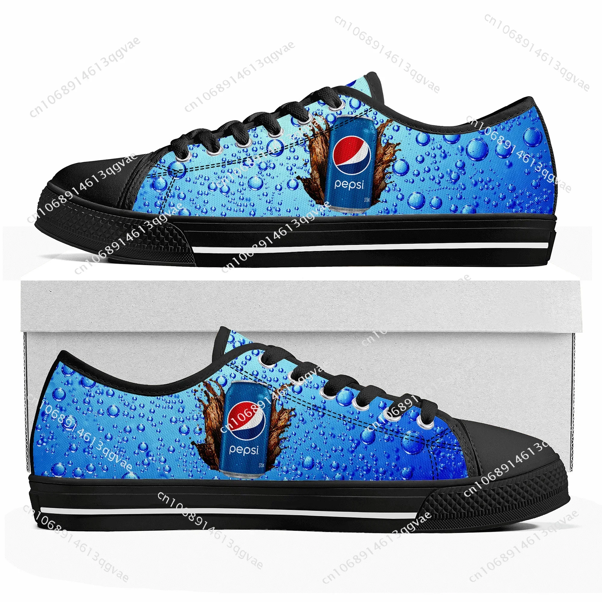 P-Pepsi-Cola низкие кроссовки высокого качества мужские женские подростковые туфли на