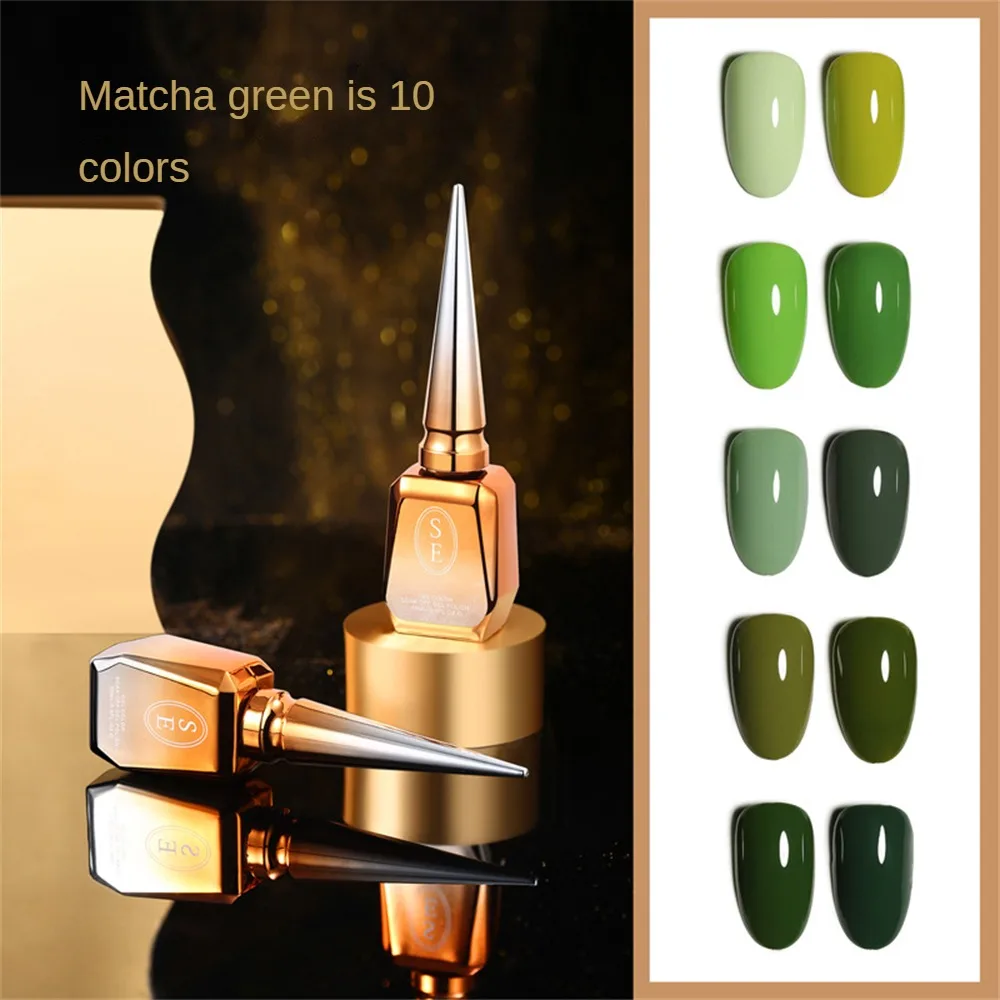 

15ML Gel Polish Gel Brown Green Series Phototherapy Semi-permanent Gel Art Manicure Soak Off LED UV Polish