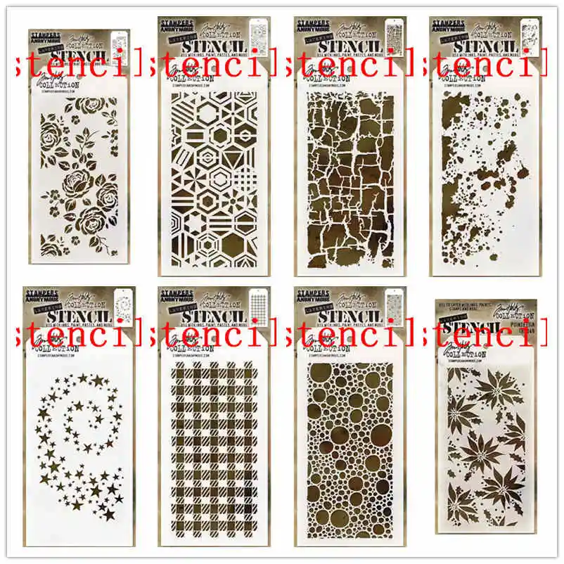 

Stars Dots Plastic Stencils For Decorative Handmade Diy Scrapbook Cards Album Background Embossing Crafts 2022 New Arrival