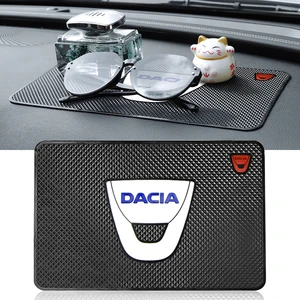 Car Interior Mobile Phone Anti-Slip Mat Non Skid Pad for Dacia Duster Logan MCV Sandero Stepway R4 Dokker Lodgy Xplore Techroad