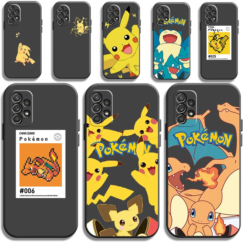 

Pikachu Pokémon Phone Cases For Samsung Galaxy S20 FE S20 Lite S8 Plus S9 Plus S10 S10E S10 Lite M11 M12 Carcasa Funda Coque