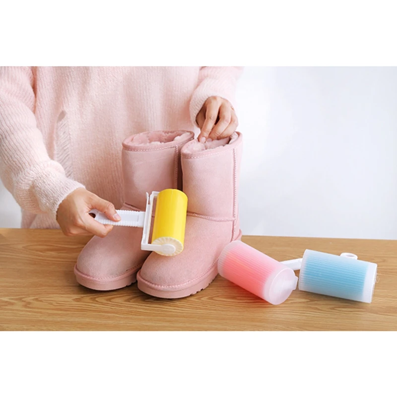 

Portable Cleaning Pet Epilator Washable Clothes Duster Cat Dog Comb Shaving Pet Hair Removal Brush Sticky Dust Roller Household