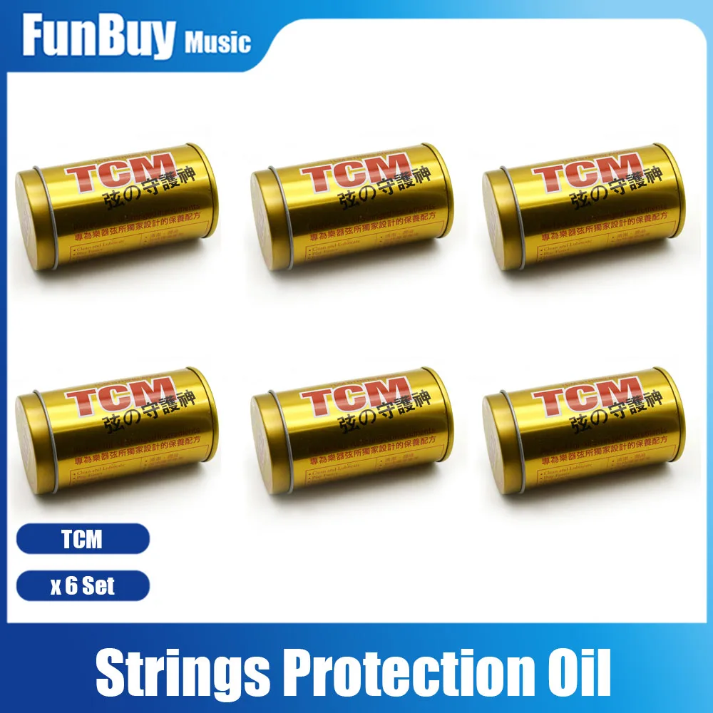 

6Set TCM Protect for All Stringed Instruments TCM String Angel Oil Strings Luthier Tools Guitar Accessories