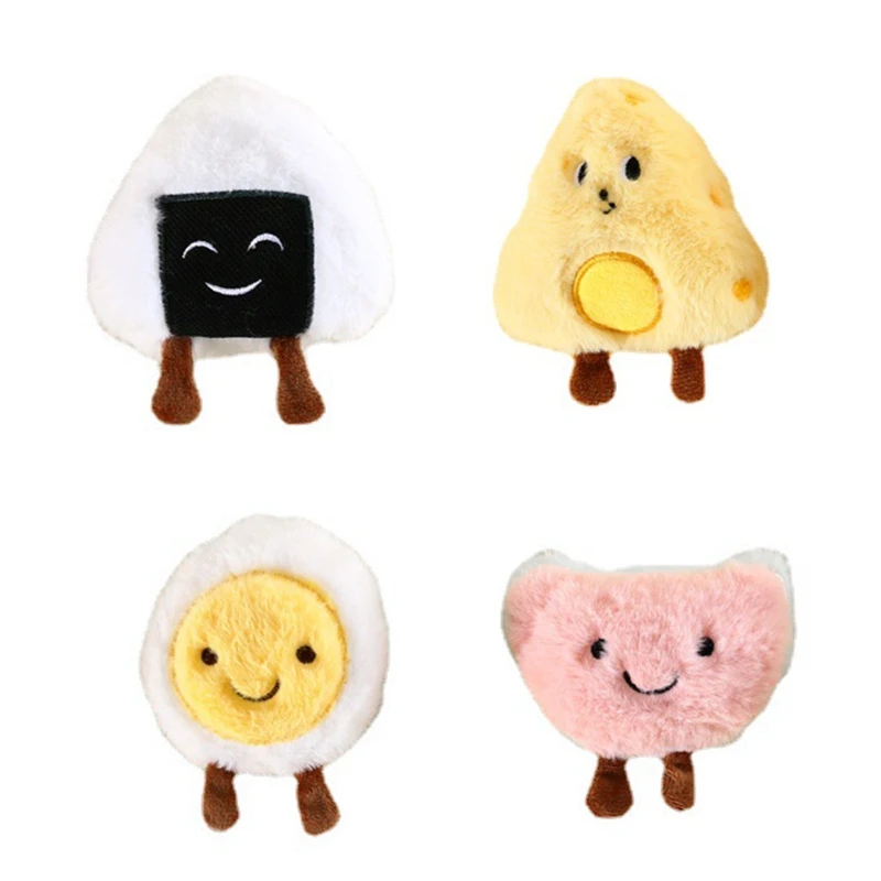 

Интерактивные игрушки, пищащая плюшевая игрушка, мягкая жевательная игрушка с колокольчиком внутри, встроенная кошачья мята для котят, мил...