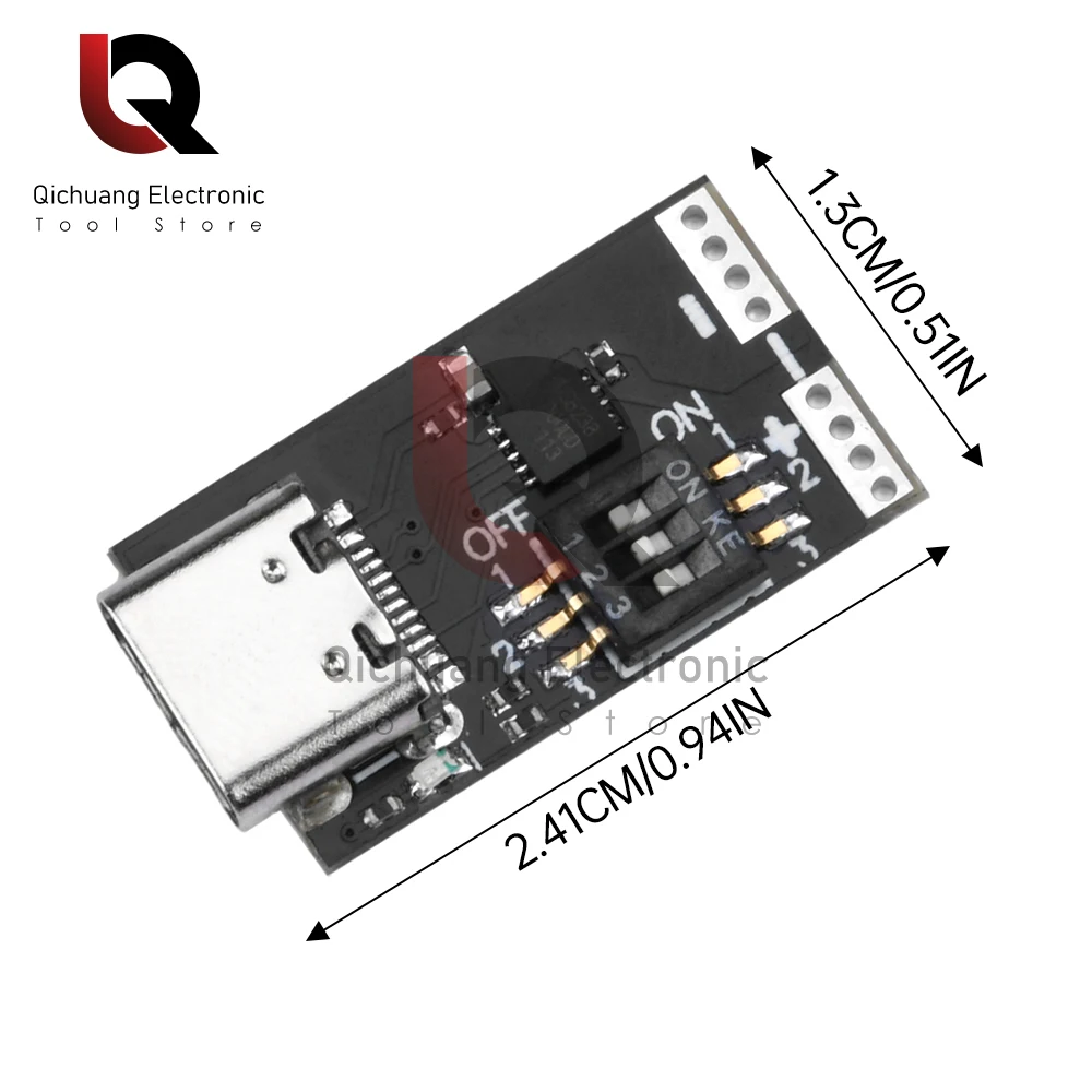 Светодиодный модуль зарядки PD2.0 3.0 5V-20V 5A DC напряжение без сварки
