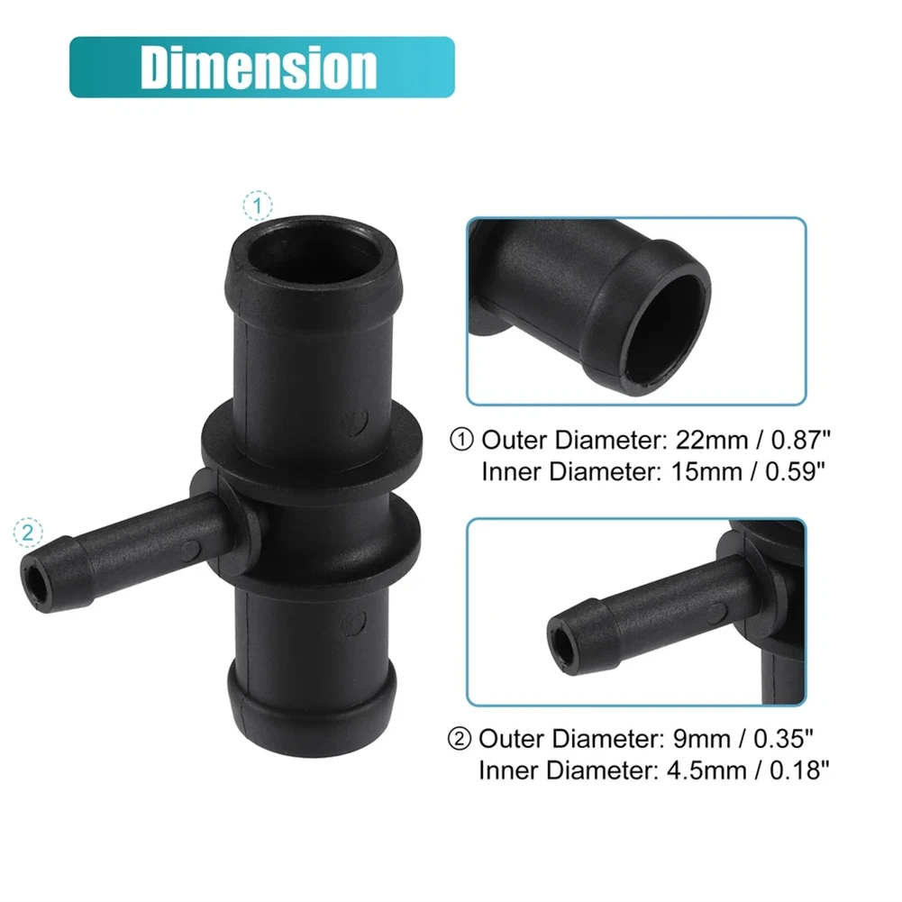 

Соединитель шланга охлаждающей жидкости двигателя автомобиля для BMW MINI Cooper S R53 17127518614, пластиковые черные автомобильные аксессуары